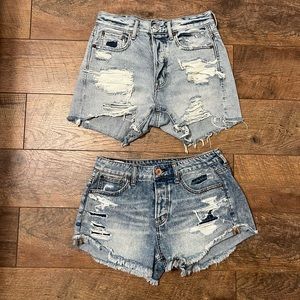 American Eagle AE jean denim shorts